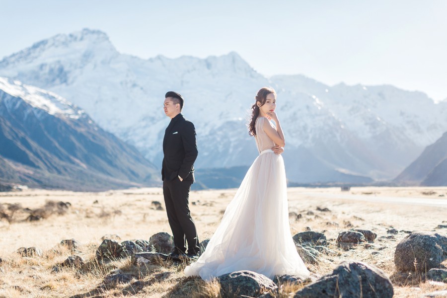紐西蘭婚紗拍攝 - 庫克山冰川 by Fei on OneThreeOneFour 32