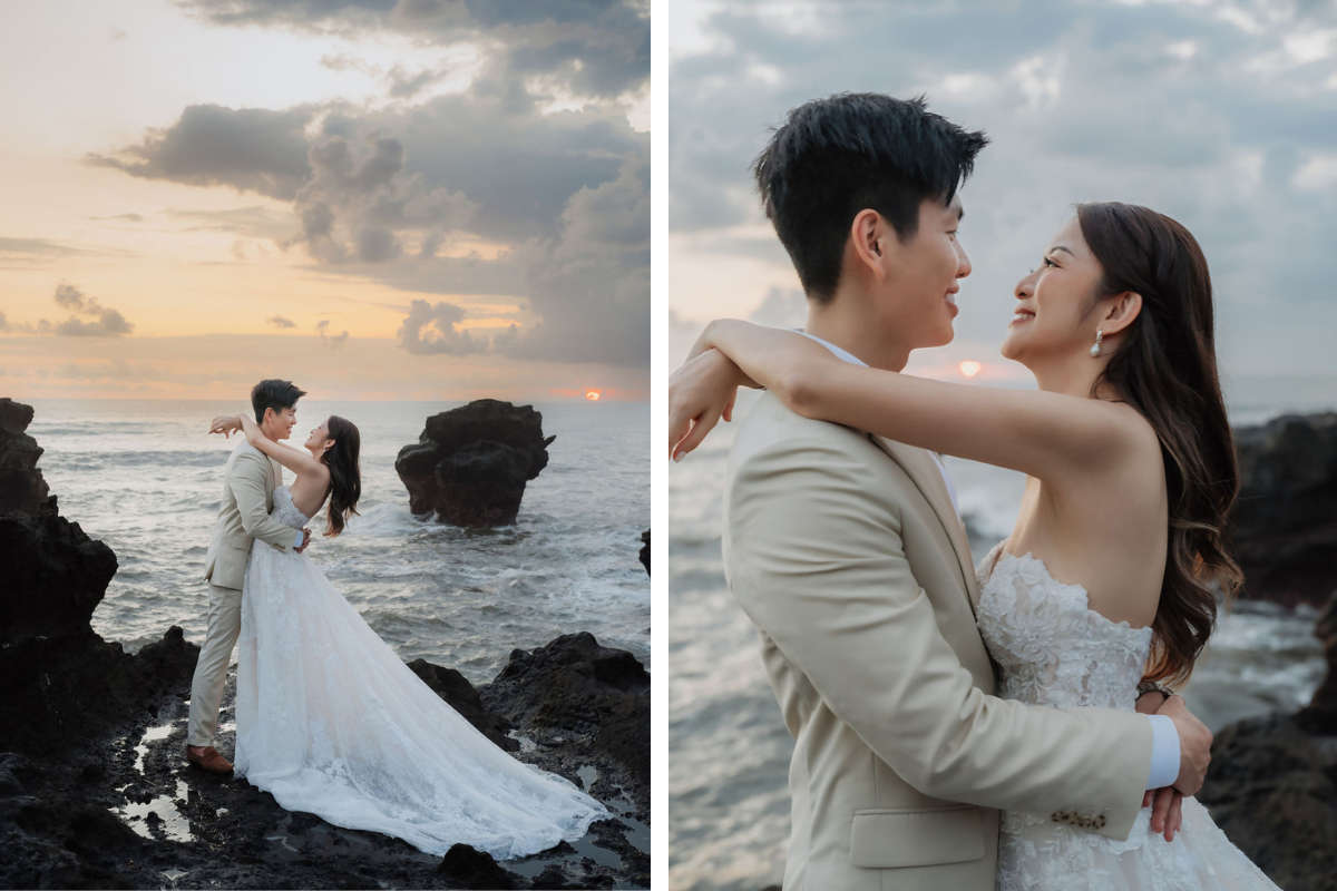 Bali Prewedding Photoshoot At Lake Tamblingan, Munduk Waterfall And Sunset At Mengening Beach by Cahya on OneThreeOneFour 45