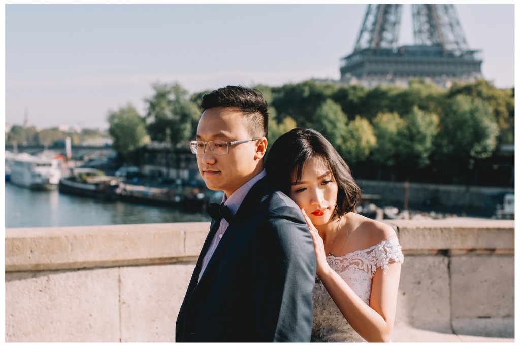 巴黎婚紗拍攝 - 比爾哈基姆橋與亞歷山大三世橋 by Vin on OneThreeOneFour 15