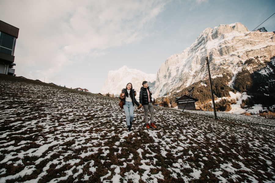 Casual shoot on snowy mountain in Grindelwald by Tamara on OneThreeOneFour 14
