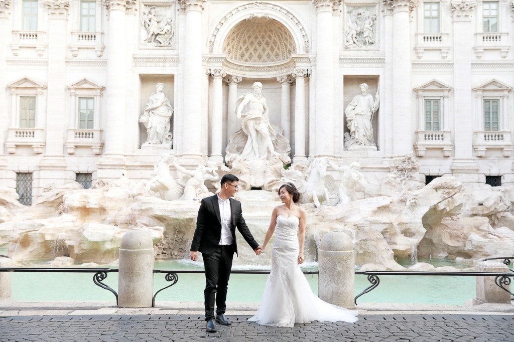 義大利婚紗拍攝 -  特萊維噴泉 by Katie on OneThreeOneFour 5
