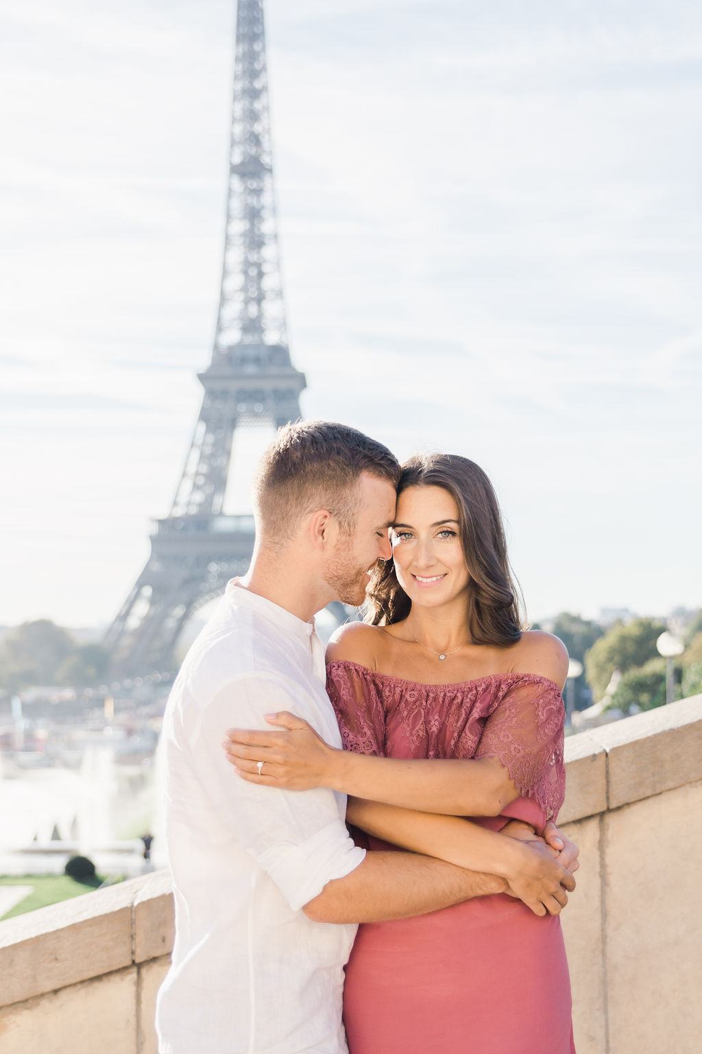 Engagement Photos in Paris' Trocadero With a Stunning View of Eiffel Tower by Celine on OneThreeOneFour 14