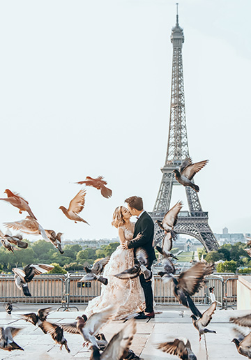 Naomi & Hann's Wedding Photoshoot in Paris