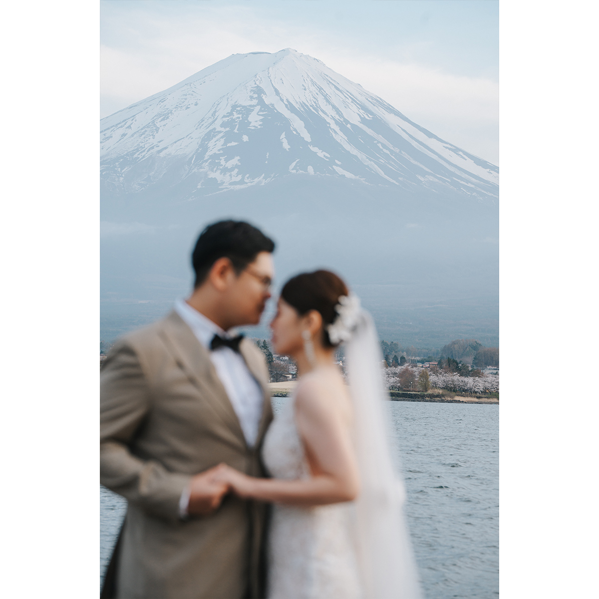 Sakura Prewedding Photoshoot Amidst Mt. Fuji and Tokyo's Full Bloom by Dahe on OneThreeOneFour 34