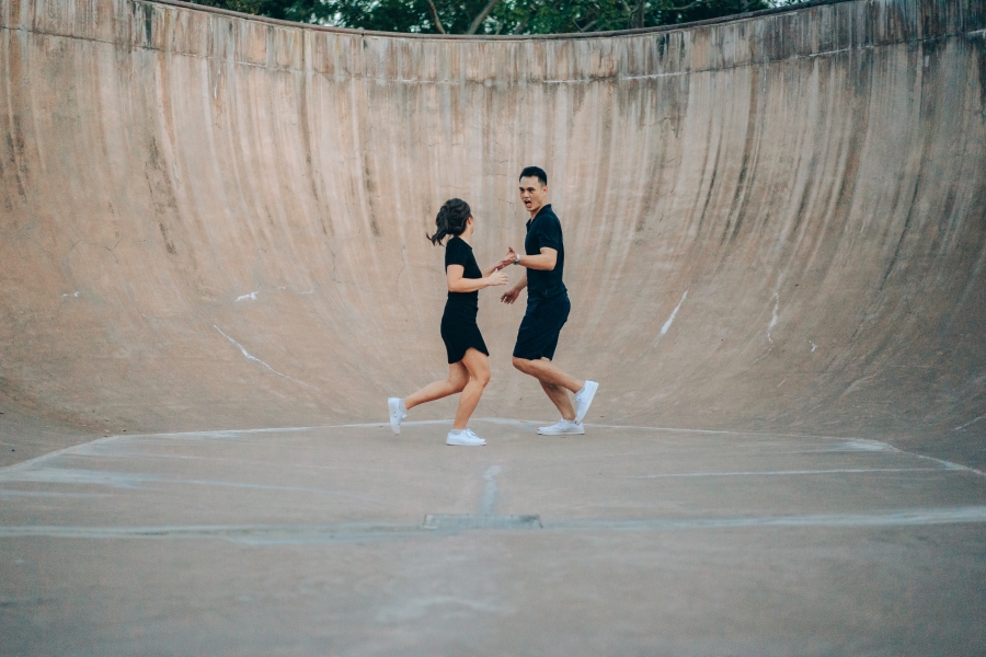 Singapore Casual Couple Photoshoot At East Coast Park - Xtreme Skatepark by Michael on OneThreeOneFour 6