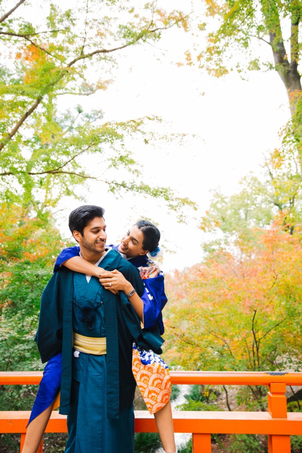 P&K: Indian Kimono Proposal Photoshoot in Kyoto by Daniel on OneThreeOneFour 16