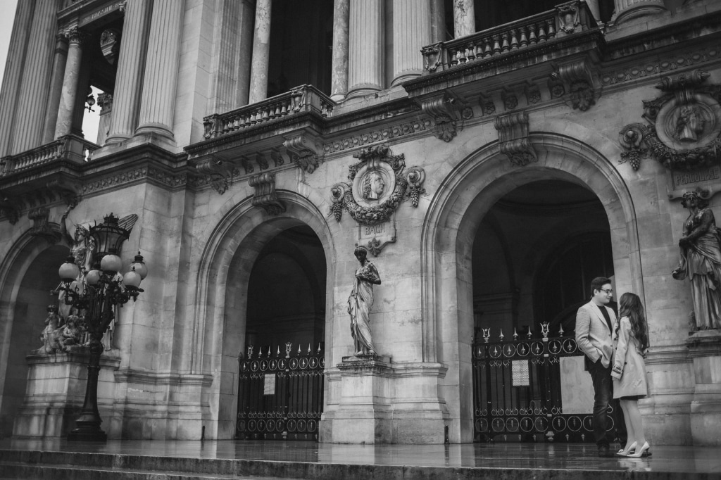 Paris Engagement Photoshoot at Palais Garnier, Galerie Vivienne and Palais Royal by Vin on OneThreeOneFour 10