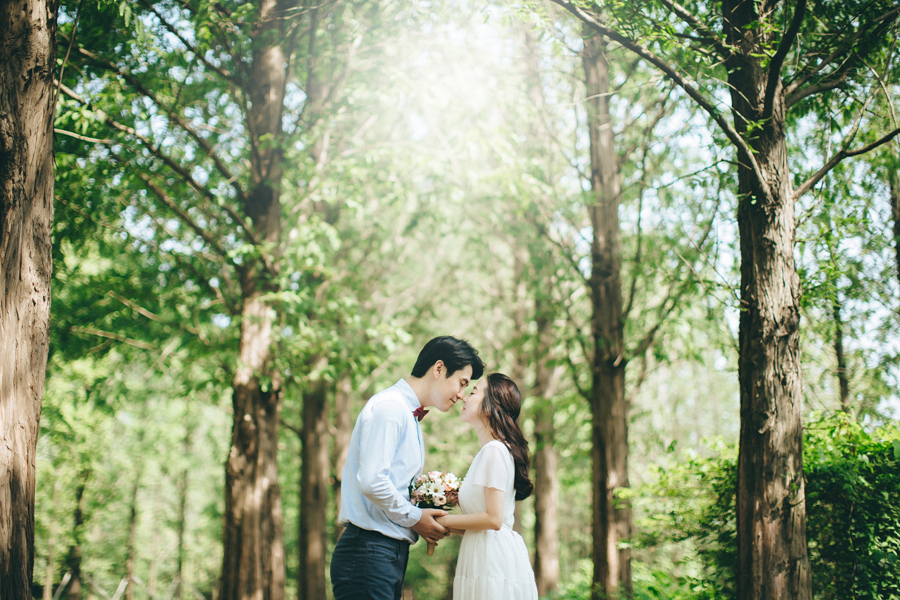 Korea Couple Pre-Wedding Photoshoot At Noeul Park, Seoul by Jungyeol on OneThreeOneFour 5