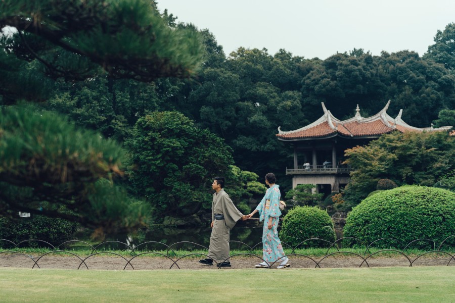 I: Mixed couple pre-wedding in Tokyo wearing kimono by Lenham on OneThreeOneFour 9