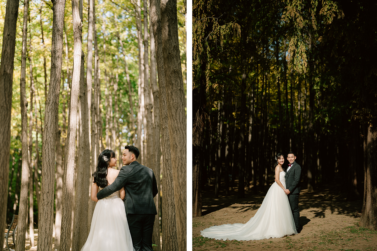 Yellow Gingko Autumn Pre-Wedding in Korea - Seoul Forest, Namsamgol Hanok Village & Samcheong-dong Cafe Street by Jungyeol on OneThreeOneFour 8