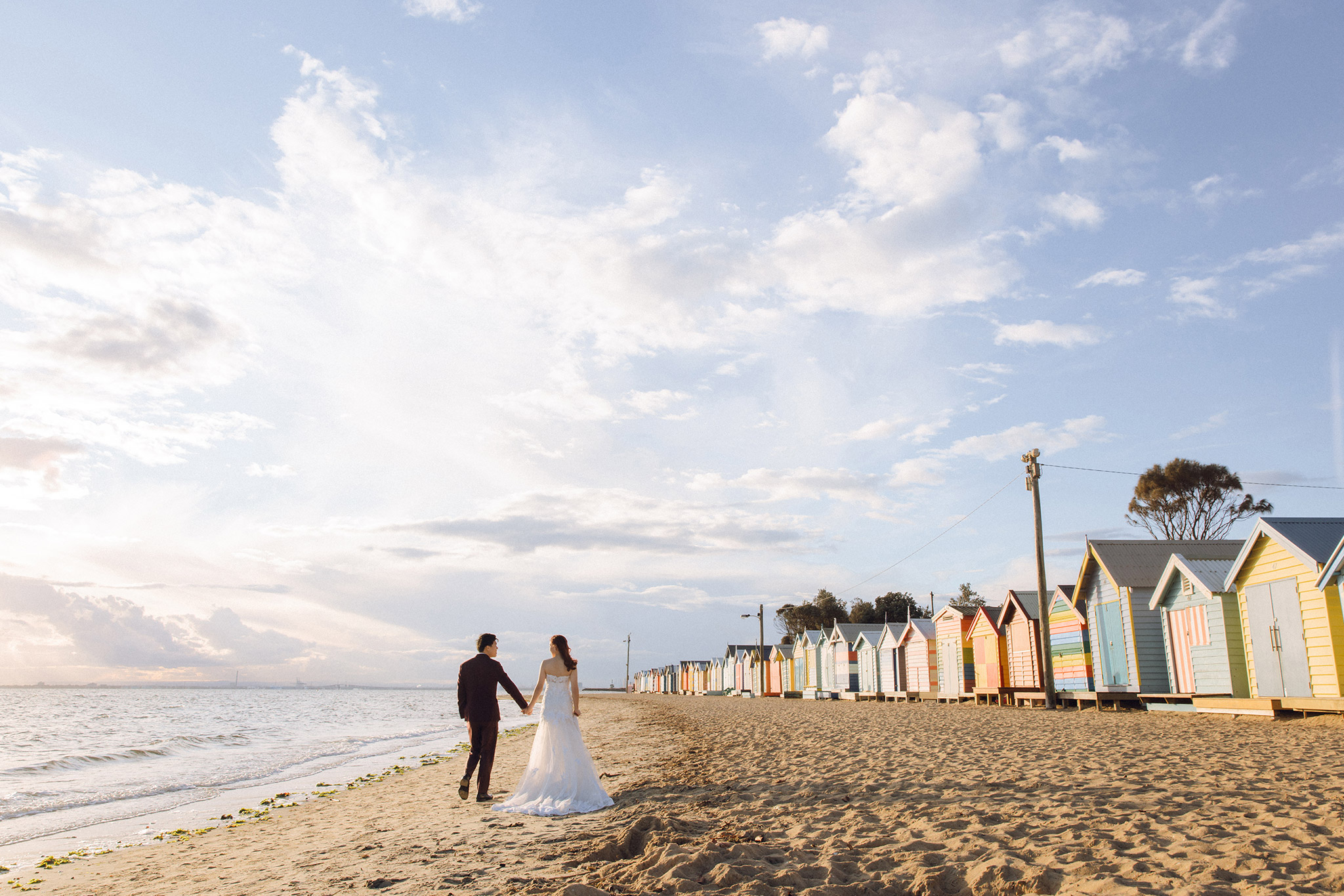 澳洲墨爾本婚紗拍攝 草泥馬農場 斐茲洛伊花園 布萊頓沙灘彩色小屋 by Freddie on OneThreeOneFour 27