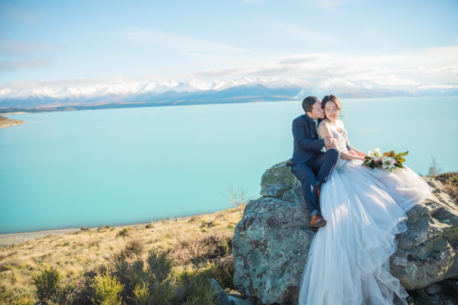 紐西蘭婚紗拍攝 - 蒂卡波湖、普卡基湖與箭鎮 by Fei on OneThreeOneFour 33