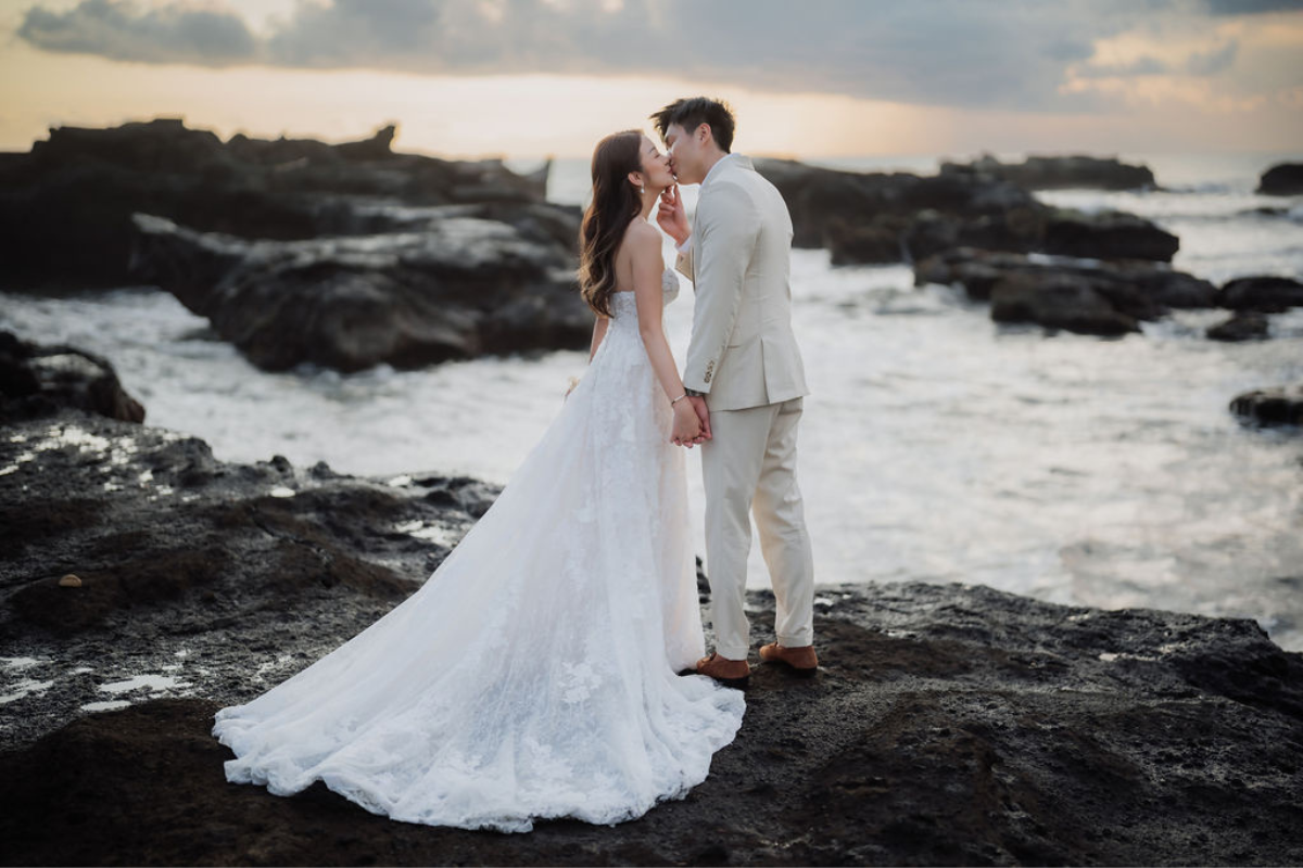 Bali Prewedding Photoshoot At Lake Tamblingan, Munduk Waterfall And Sunset At Mengening Beach by Cahya on OneThreeOneFour 34