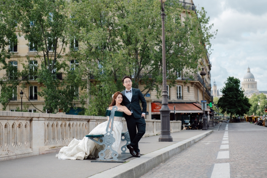 Parisian Elegance: Steven & Diana's Love Story at the Eiffel Tower, Palais Royal, Jardins Du Royal, Avenue de Camoens, and More by Arnel on OneThreeOneFour 10
