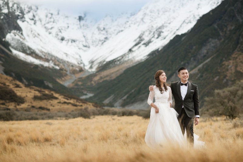 New Zealand Mount Cook Prewedding Photoshoot with Singaporean Couple by Mike on OneThreeOneFour 13