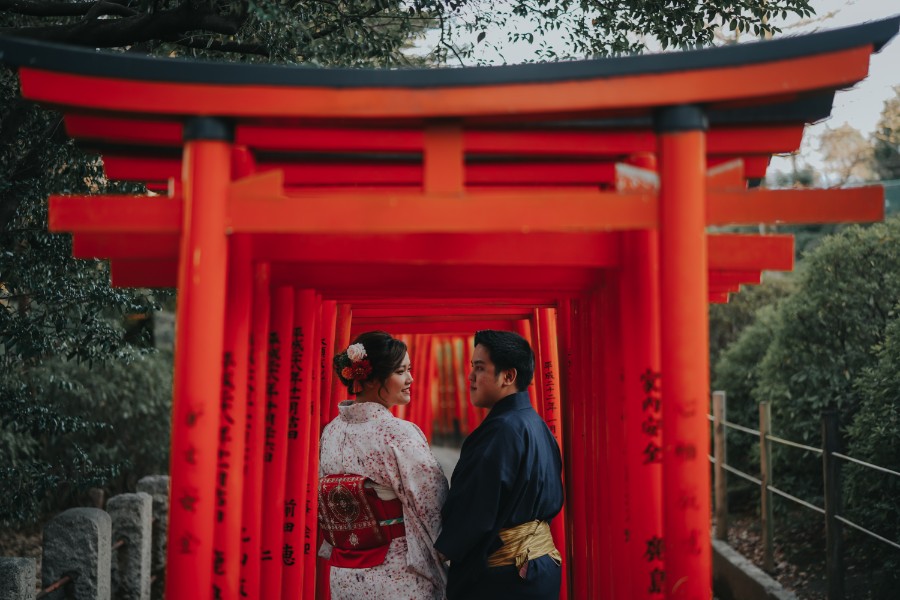 日本東京婚紗拍攝地點 - 新宿御苑 & Yanesen by Ghita on OneThreeOneFour 13