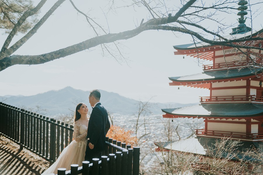 Japan Tokyo and Mt Fuji Pre-wedding Photoshoot  by Ghita on OneThreeOneFour 6
