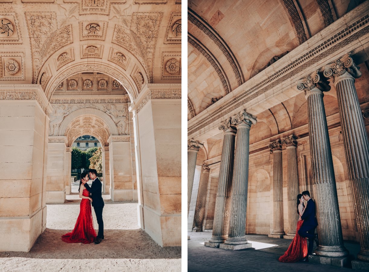 I&R: 巴黎婚紗攝影 － 艾菲爾鐵塔，小皇宮，羅浮宮 by Arnel on OneThreeOneFour 17