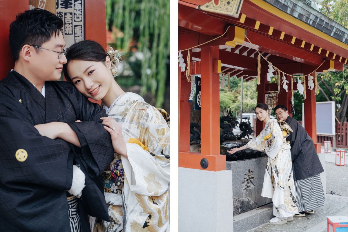 Tokyo Pre-Wedding Photoshoot with Asakusa Temple, Chureito Pagoda, Oishi Park, and Shibuya. by Dahe on OneThreeOneFour 2