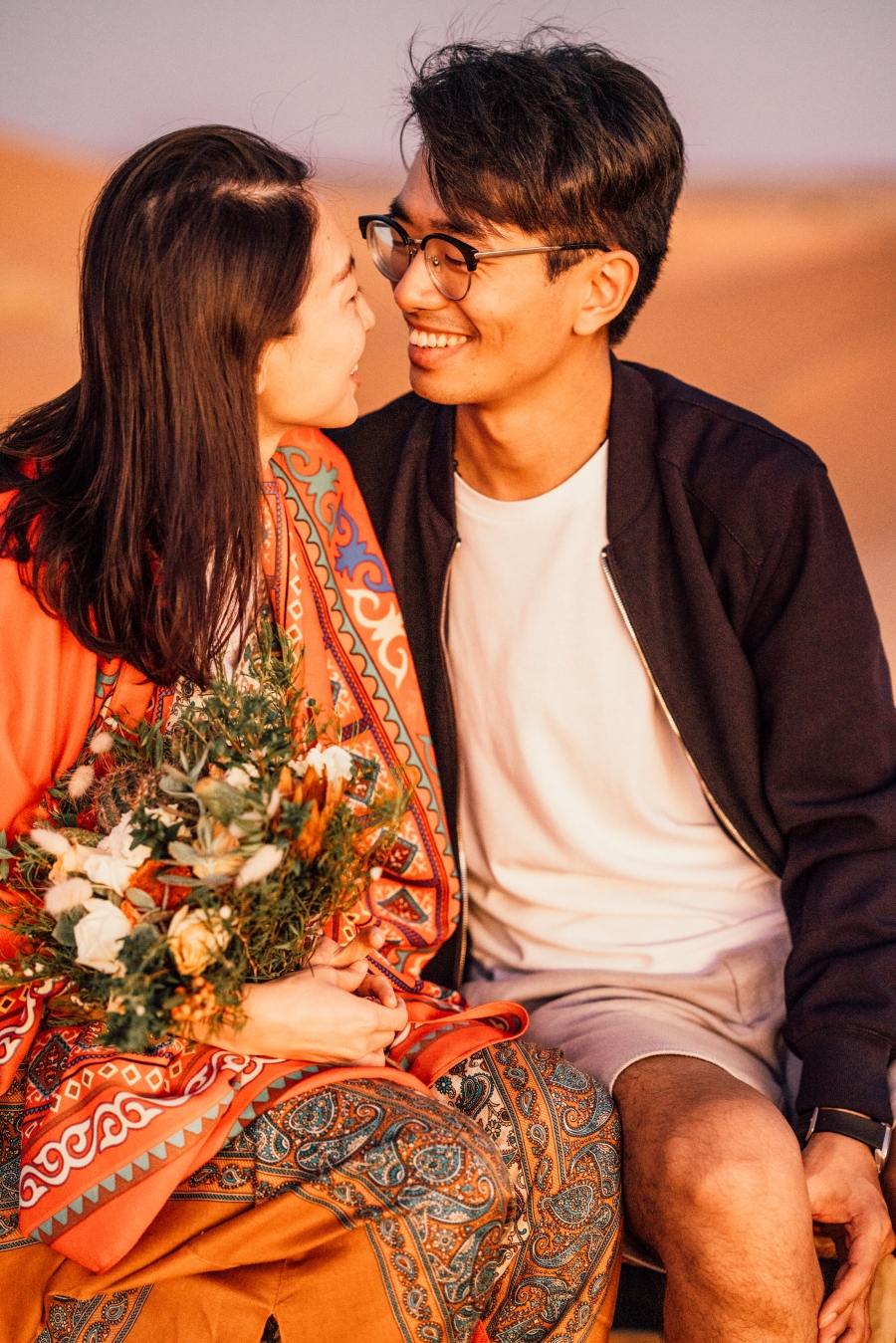Morocco Sahara Desert Surprise Proposal And Casual Pre-Wedding Photoshoot by A.Y. on OneThreeOneFour 11