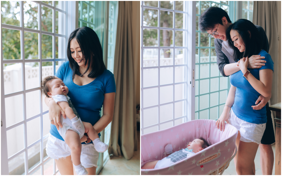Singapore Family Photoshoot With Newborn Baby At Home by Toh on OneThreeOneFour 18