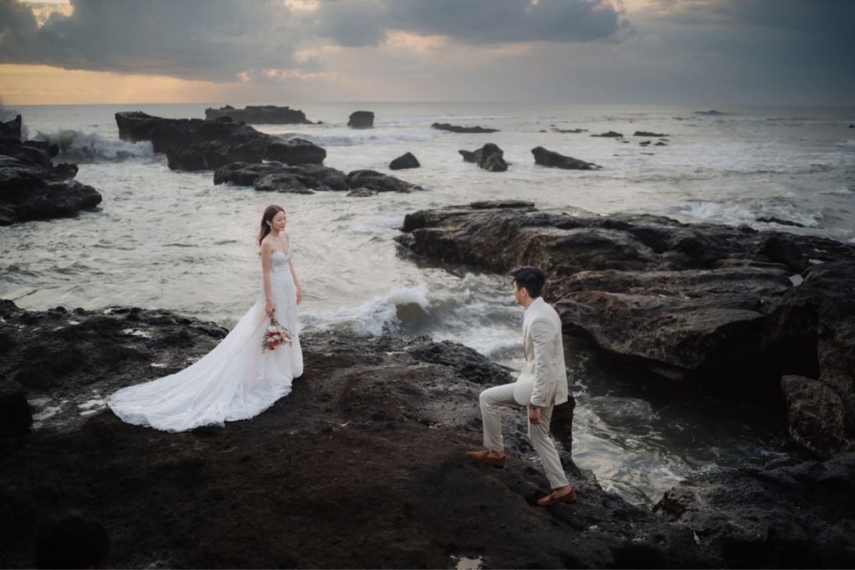 Bali Prewedding Photoshoot At Lake Tamblingan, Munduk Waterfall And Sunset At Mengening Beach by Cahya on OneThreeOneFour 38