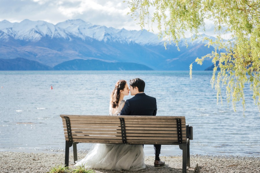 W&J: Pre-wedding in Spring with cherry blossom and snow by Fei on OneThreeOneFour 15