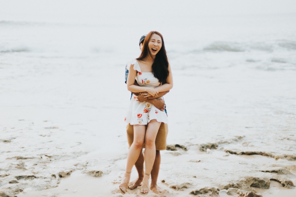 Bali Casual Photoshoot Session At A Hidden Gem For Interracial Couple From Korea And USA  by Hery  on OneThreeOneFour 22