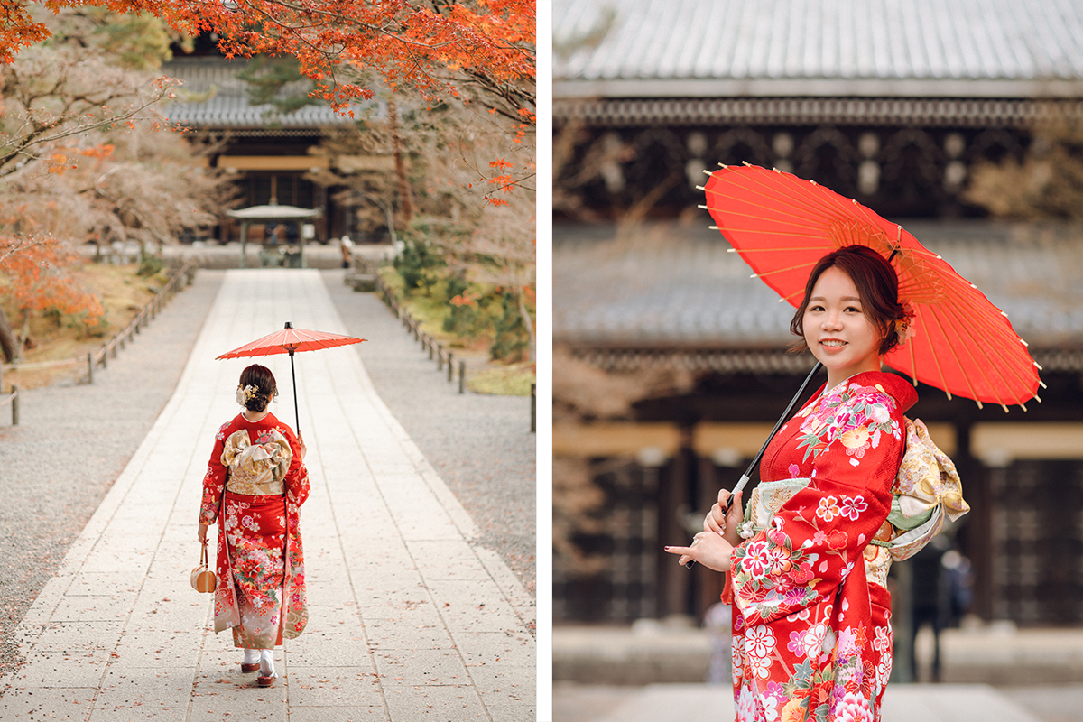 Kyoto & Nara Autumn Pre-Wedding Photoshoot by Kinosaki on OneThreeOneFour 3