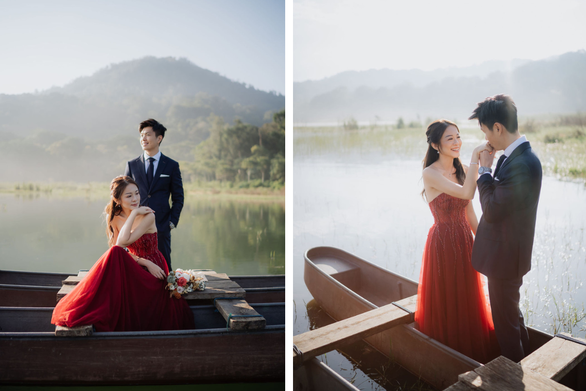 Bali Prewedding Photoshoot At Lake Tamblingan, Munduk Waterfall And Sunset At Mengening Beach by Cahya on OneThreeOneFour 10