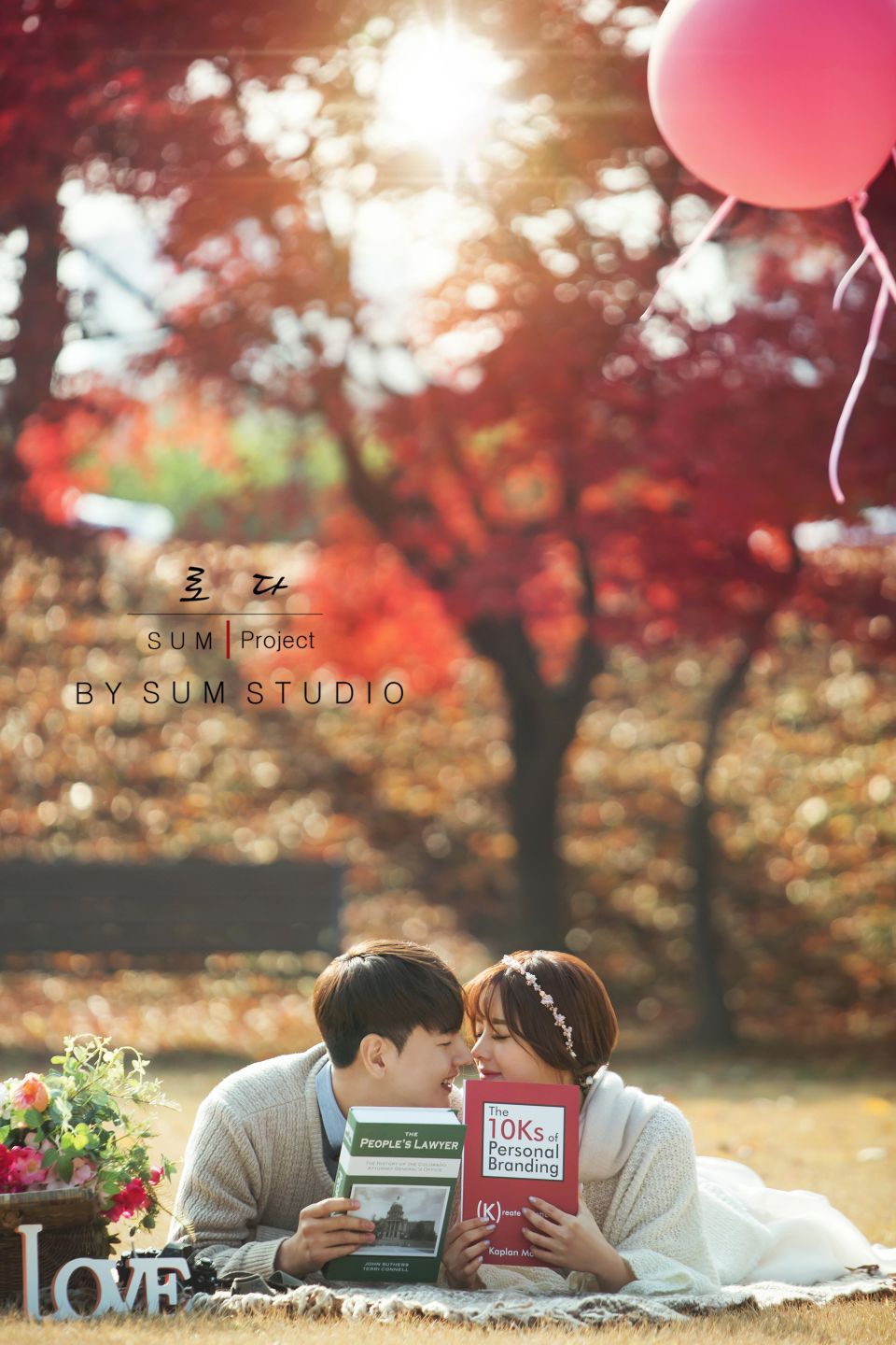 Korea Wedding Outdoor Photography in Autumn with Mapletrees (NEW) by SUM Studio on OneThreeOneFour 19