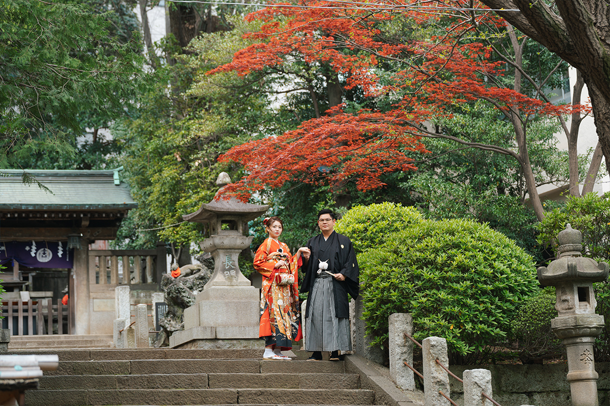 Sakura Prewedding Photoshoot Amidst Mt. Fuji and Tokyo's Full Bloom by Dahe on OneThreeOneFour 1