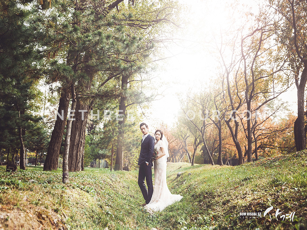 Korean Wedding Photos: Outdoor by SUM Studio on OneThreeOneFour 0
