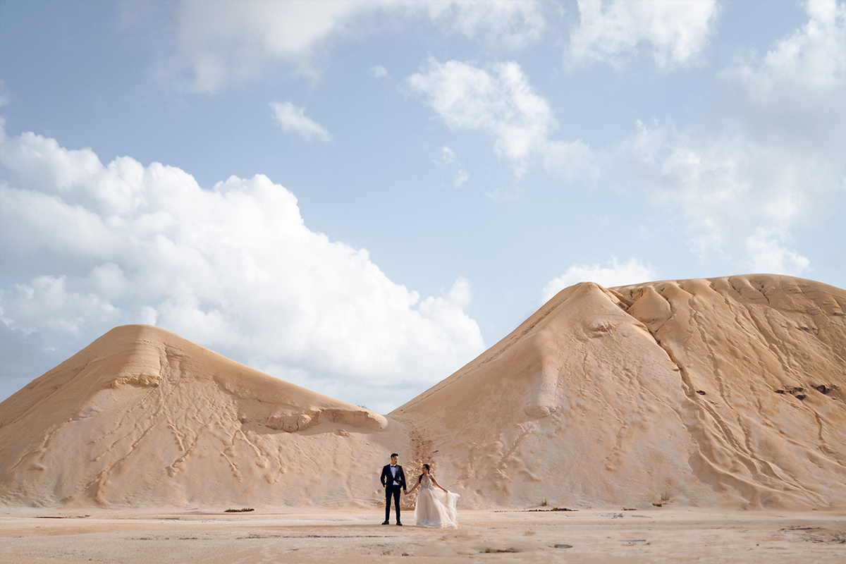 Bintan Pre-Wedding Photoshoot: Kellyn & Jiabao’s Fun Adventure at Blue Lake, Sand Dunes & ANMON Resort by HS on OneThreeOneFour 0