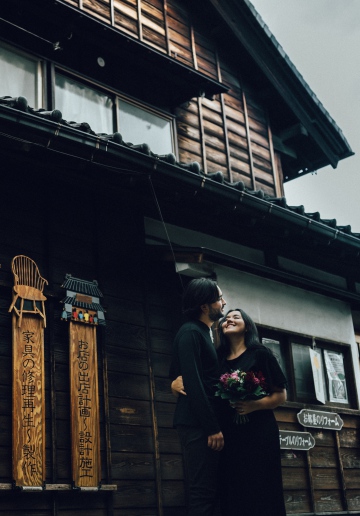 Japan Tokyo Casual Couple Photoshoot At Tradition Village, Koedo Kawagoe 