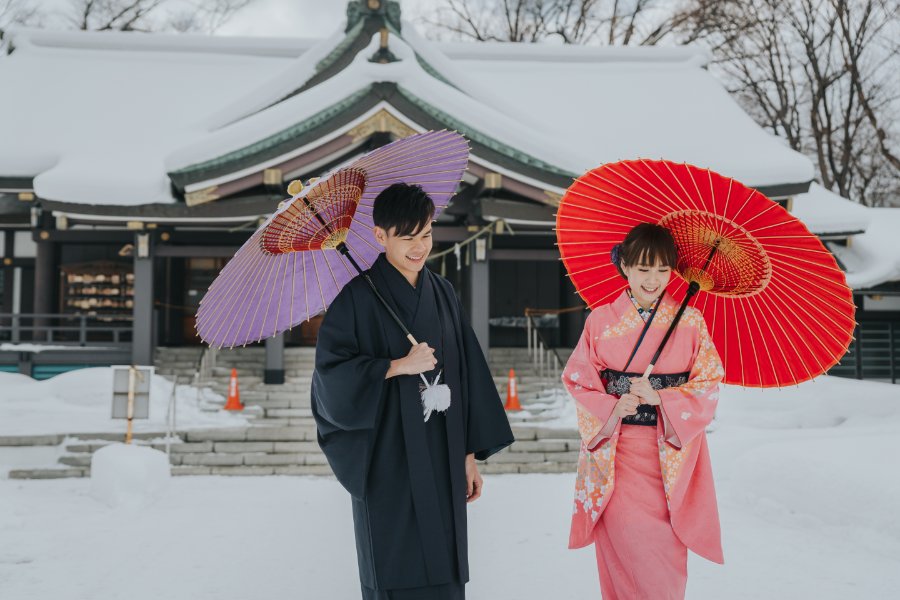H&V: Snowy pre-wedding in Hokkaido by Kuma on OneThreeOneFour 3