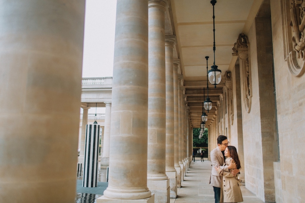 Paris Engagement Photoshoot at Palais Garnier, Galerie Vivienne and Palais Royal by Vin on OneThreeOneFour 27