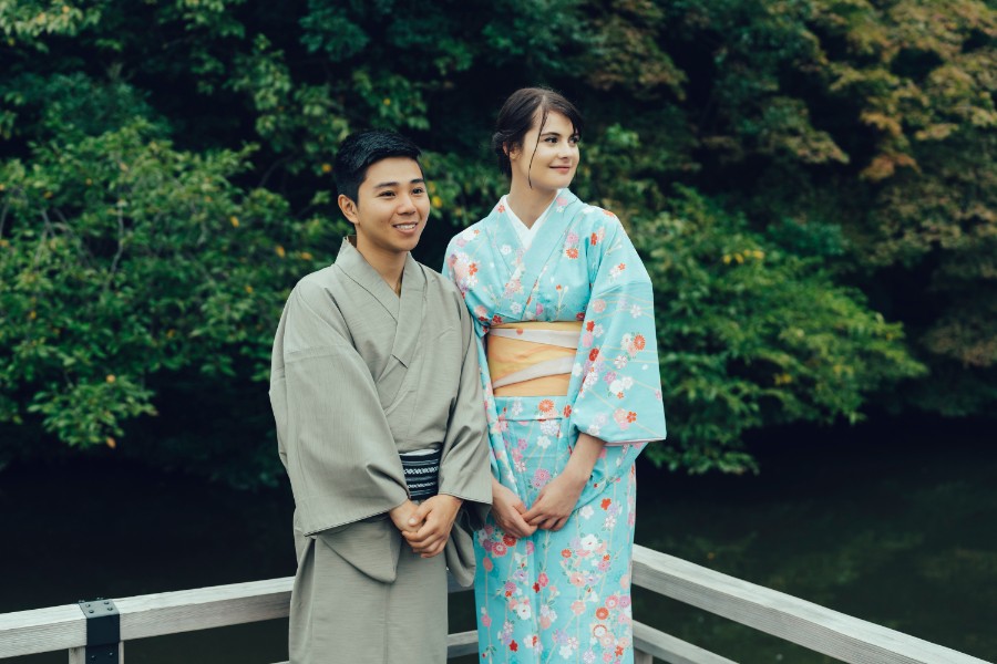 I: Mixed couple pre-wedding in Tokyo wearing kimono by Lenham on OneThreeOneFour 14