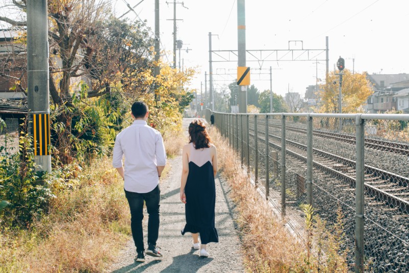 V&H : 日本京都秋季奈良公園和火車鐵道婚紗拍攝 by Kinosaki on OneThreeOneFour 24