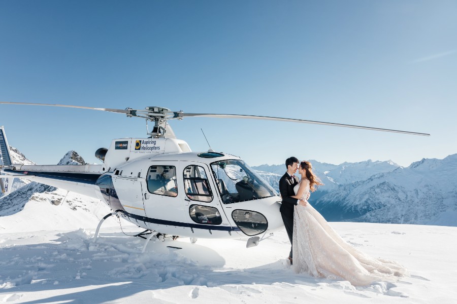 New Zealand Snow Mountain Prewedding Photoshoot (Fog Peak) with Taiwanese Couple  by Fei on OneThreeOneFour 9