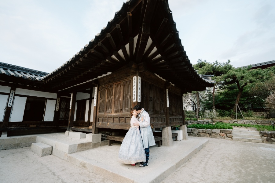 C&J: Korea Spring Pre-wedding Photoshoot with Hanbok at Namsangol Hanok Village and Nami Island by Jungyeol on OneThreeOneFour 4