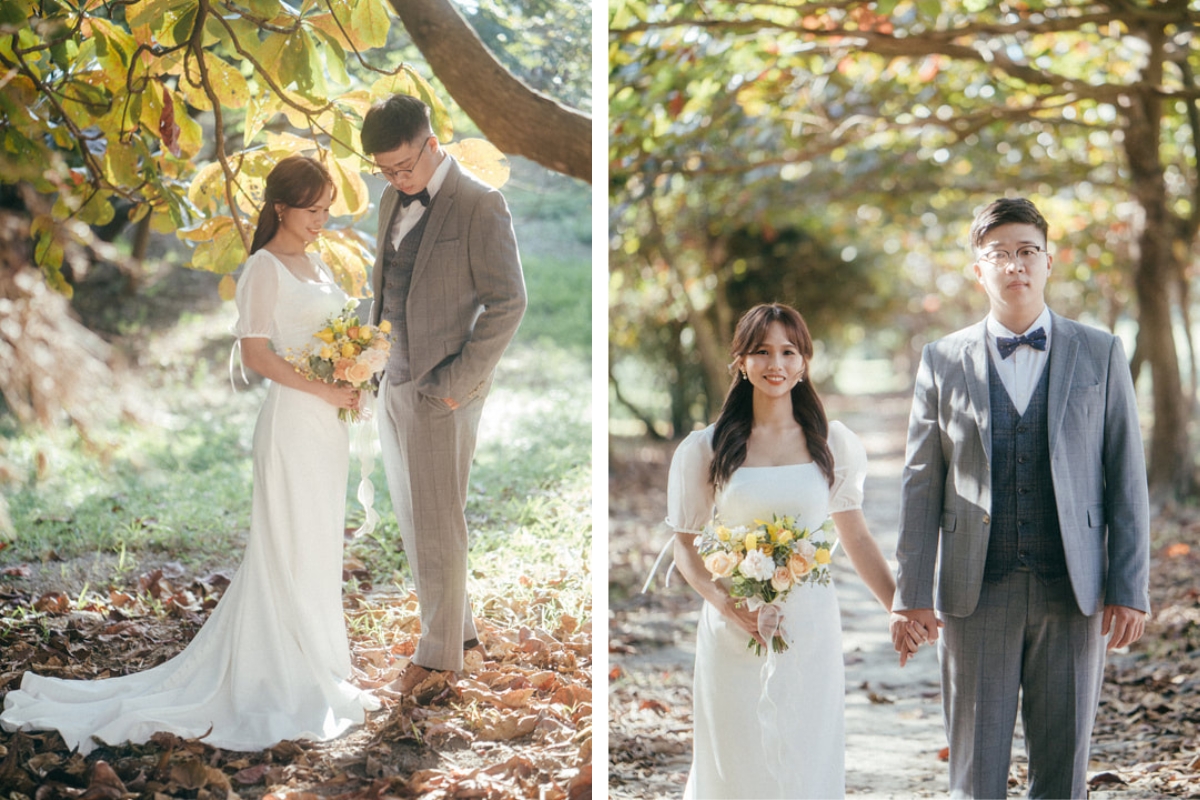 Taiwan Pre-Wedding Photoshoot Autumn Garden Scenic Nature  by  on OneThreeOneFour 1