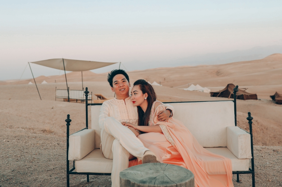 Morocco Surprise Proposal And Casual Couple Photoshoot At Agafay Desert by AW on OneThreeOneFour 23