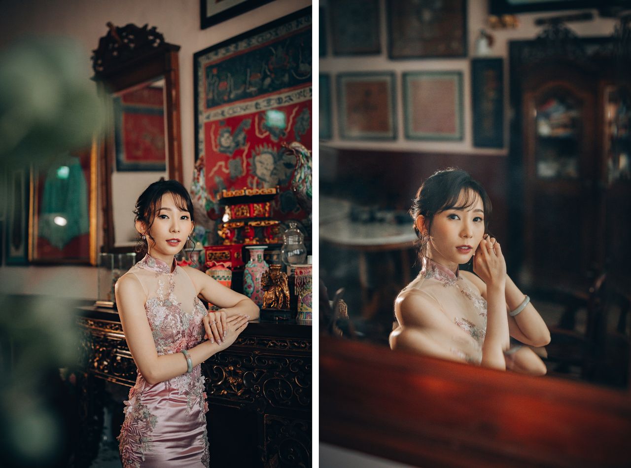 Oriental and Peranakan-inspired Prewedding Photoshoot by Cheng on OneThreeOneFour 14