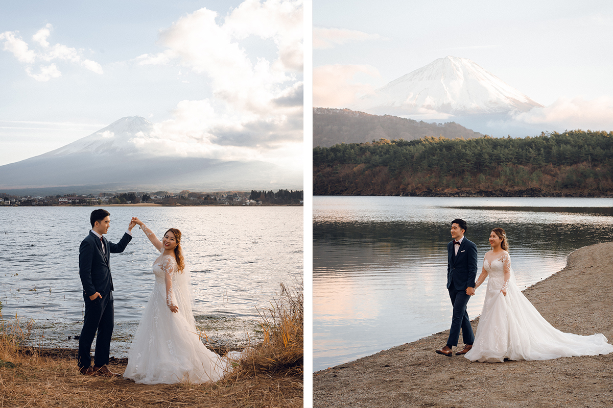 Autumn Maple Leaves Pre-Wedding Photoshoot in Mount Fuji  by Dahe on OneThreeOneFour 21
