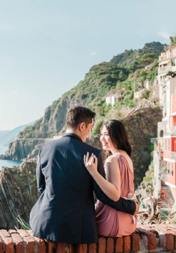 Cinque Terre Engagement Photoshoot