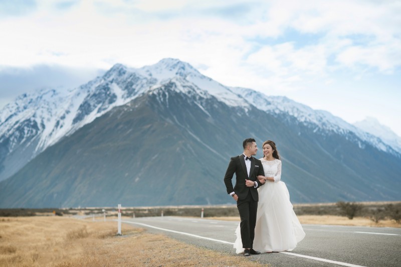 New Zealand Mount Cook Prewedding Photoshoot with Singaporean Couple by Mike on OneThreeOneFour 22