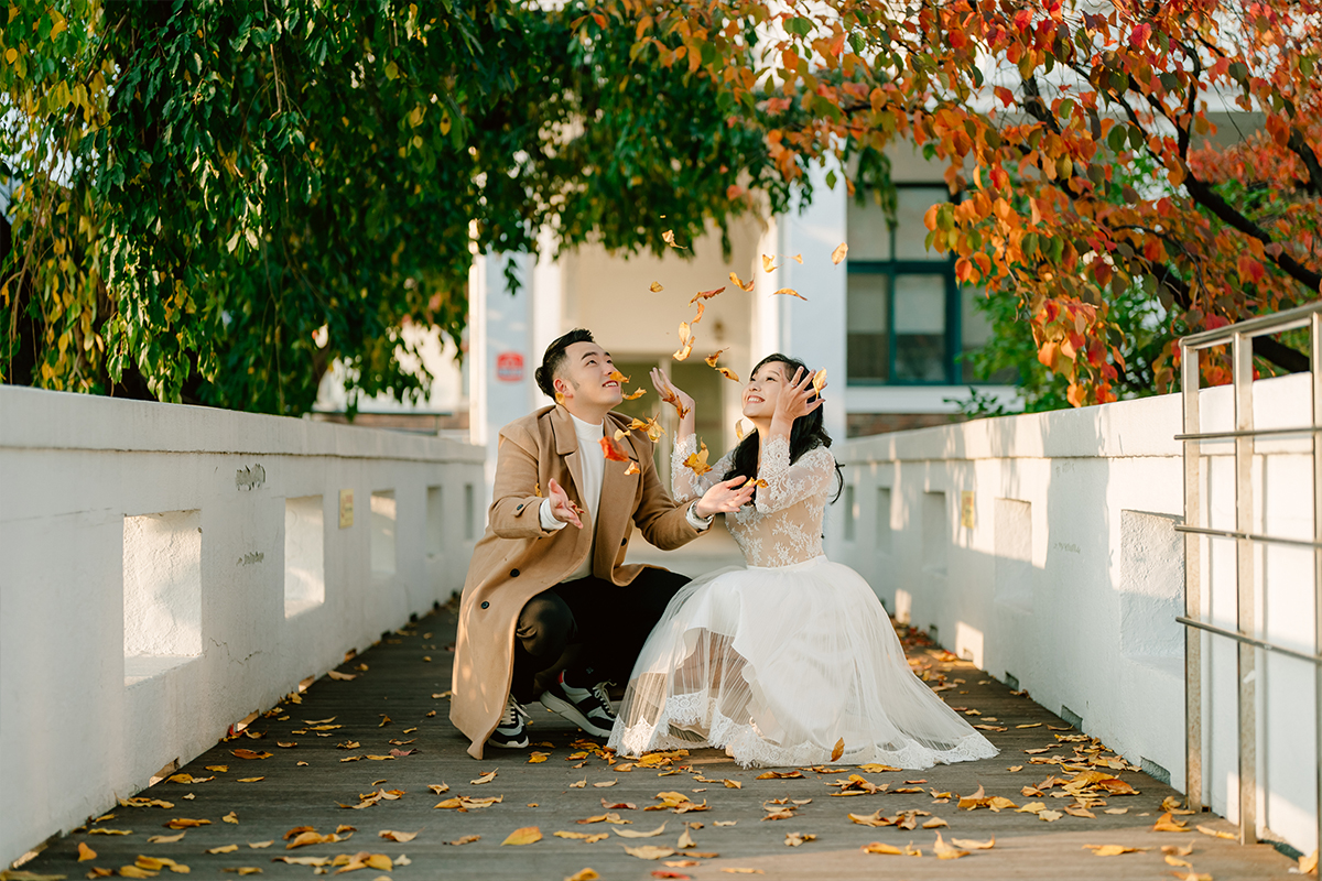 Yellow Gingko Autumn Pre-Wedding in Korea - Seoul Forest, Namsamgol Hanok Village & Samcheong-dong Cafe Street by Jungyeol on OneThreeOneFour 23