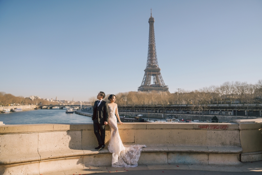 Elegance in Every Frame: Victoria & Eugene's Parisian Engagement Photoshoot by Vin on OneThreeOneFour 6