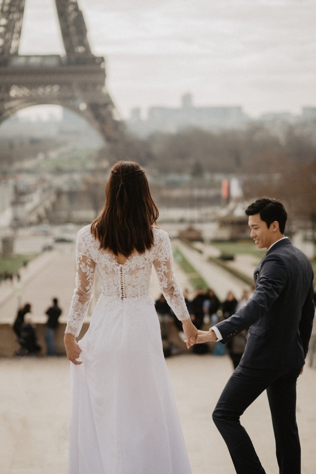 Paris Pre-Wedding Photoshoot for Singapore Couple Around The Eiffel Tower  by LT on OneThreeOneFour 19